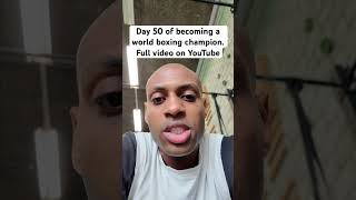 Day 50 of becoming a world boxing champion Full video on YouTube nahomanday champion boxing [upl. by Lemhar93]