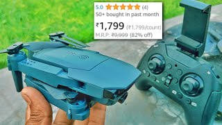 E58 Drone  Best Cheapest  Unboxing And Honest Review  Drone [upl. by Aramahs]