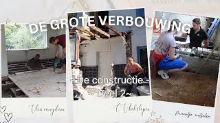 Huis verbouwen  De constructie  Deel 2 [upl. by Oileve536]