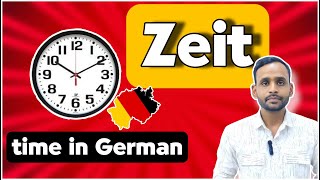 Zeit  Time In German  German With Ajit  Learn german [upl. by Eelarat]