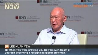 Lee Kuan Yew Why Singapore has little entrepreneurial spirit Pt 1 [upl. by Anomar]