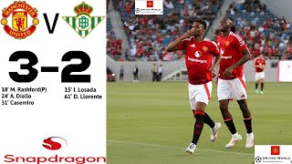 ⚽🥅Manchester United vs Real Betis ALL GOALS and HIGHLIGHTS🥅⚽ [upl. by Ailahs30]