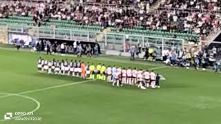 Palermo vs Cosenza  Entrata delle squadre in campo [upl. by Sams]