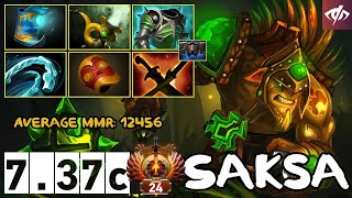 Bristleback  Average MMR 12456  Saksa  737c  Immortal Dota [upl. by Danyette]