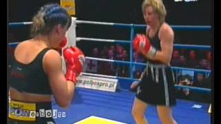 Female boxing Iwona Guzowska vs Chris Kreuz 2000 [upl. by Iur]