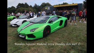 Beaulieu Supercar Weekend 2024 Sunday show part 2 [upl. by Aicinet69]