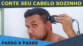 Como cortar o próprio cabelo sozinho DiY [upl. by Trevah]