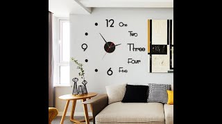 DIY Wall clock Installation Tutorial [upl. by Bradstreet]