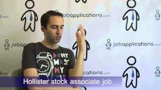 Hollister Interview  Stock Associate [upl. by Mackler]