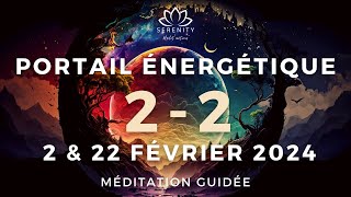 25 MIN 🎧 PUISSANT Portail énergétique du 22  Lumière et Abondance  Méditation [upl. by Franky]