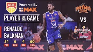 Renaldo Balkman Scores 31 Points for Alab in Win Against Vampire [upl. by Ola829]