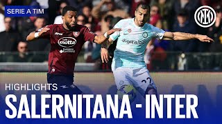 SALERNITANA 11 INTER  HIGHLIGHTS  SERIE A 2223 ⚫🔵🇬🇧 [upl. by Johnny]