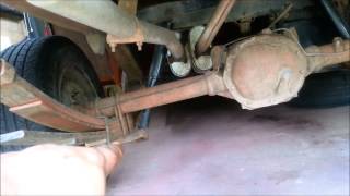 1976 holden rear suspention rework part 1 [upl. by Antonina]