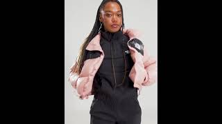 THE NORTH FACE Shiny Nuptse Puffer Jacket Pink Women  JD Sports [upl. by Gillmore]