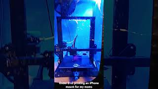 Ender 3 v2 printing an iPhone mount for my lectric xp 30 ender3v2 thingaverse [upl. by Sirromaj]