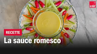 La sauce romesco blanco  Les recettes de FrançoisRégis Gaudry [upl. by Nevah944]