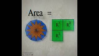 Encontrar el área de un dodecágono regular Interesante comparar con el área de un círculo 3 vs π [upl. by Hgielrebmik2]