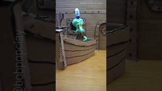 I made Squidward Tentacles quotWhat the Sigmaquot with clay spongebobsquarepants squidward whatthesigma [upl. by Dnarud]