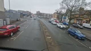 On Board Coastliner Bus Scarborough Peasholm to Scarborough Rail Station [upl. by Nnairahs989]