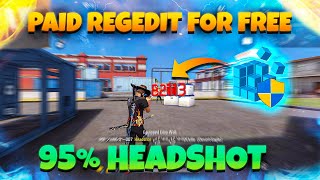 This REGEDIT will give you 95 headshot rate in free fire With Proof [upl. by Valma185]