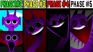 Phase 1 VS Phase 2 VS Phase 3 VS Phase 4 VS Phase 5 in Incredibox Sprunki [upl. by Ashbey]