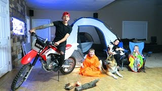 CRAZY INDOOR CAMPOUT [upl. by Ioj]