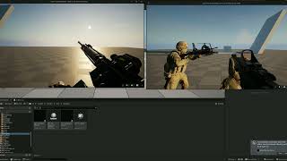 True FPS single mesh Multiplayer adaptive reload UE5 [upl. by Adriana]