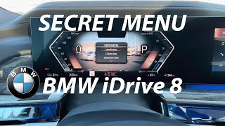 iDrive 8 Howto Access the Hidden Menu [upl. by Anair]