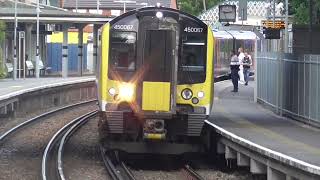 South Western Railway Class 450067450031 Arrival amp Depart Chertsey for London Waterloo via Hounslow [upl. by Salb180]