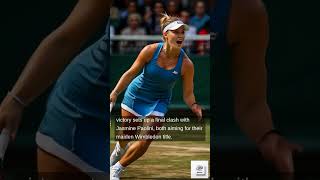 Krejcikova vs Rybakina Wimbledon Semifinal Match Highlights 2024 [upl. by Dielu9]