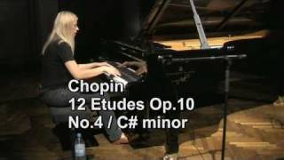 Valentina Lisitsa  Hannover rehearsals  Chopin Etude Op10 no4 [upl. by Cecilla72]