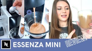 I bought a NESPRESSO Essenza Mini coffee machine 🤍 REVIEW  2022 [upl. by Asenab]