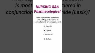 Nursing PHARMACOLOGY QUESTIONS AND ANSWER pharmacology nclex prometricexam rn NURSEBLESSING [upl. by Bigford638]