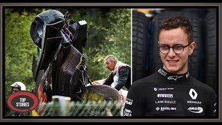 Formula 2 driver Anthoine Hubert dies after 160mph crash at Grand Prix [upl. by Aynahs]