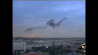 Swarming Starlings in Rome [upl. by Svend314]