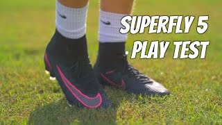 Nike Superfly V 5 Play Test  Pitch Dark Pack [upl. by Gayner]