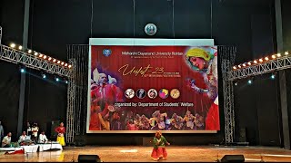 Girl Haryanvi Solo Dance Inter Zonal Youth Festival Rohtak mdufest  MDU FEST [upl. by Sankey]