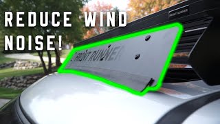 Every Roof Rack Needs This  Front Runner Wind Fairing Install [upl. by Maitund75]