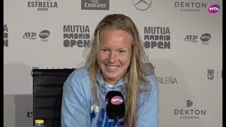 Kiki Bertens Press Conference  2019 Madrid Open Final [upl. by Aiva255]