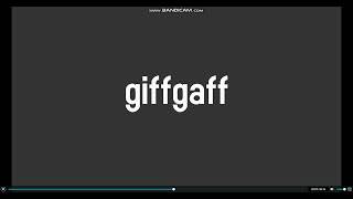 giffgaff Voicemail GoAnimate [upl. by Jobey]