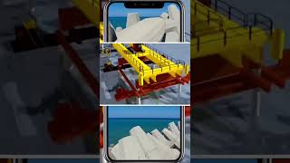 how to make breakwater breakwaters jetty pilotage tugboats berthing engeneering marine [upl. by Aggi]