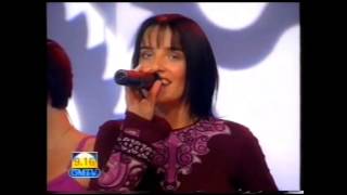 Edele from BWitched gets the giggles during performance on live TV [upl. by Bernadene]