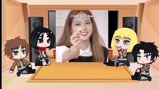 ✅AOT Attack💚On Titans React💚To Blackpink characters in tiktok video PART 1 12  Full HD video✅ [upl. by Neirod]