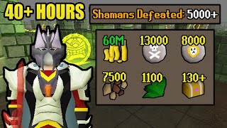 40 Hours of Lizardman Shamans  UIM Collection Log Completionist 39 OSRS [upl. by Sutherlan]