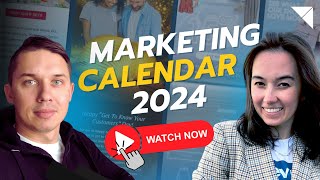 Marketing Calendar 2024 January February March [upl. by Analiese]