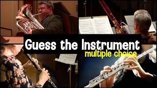 Guess the Instrument  15 Musical Instruments Quiz  Music Trivia Multiple Choice [upl. by Aicatsanna]