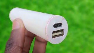 How To Make a Mini Power Bank From PVC Pipe [upl. by Hinkel]