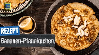 BananenPfannkuchen  Leckeres Pfannkuchen Rezept [upl. by Nwahsear683]