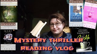 mysterythriller reading vlog [upl. by Aihsemot]