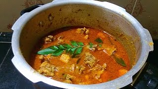 Easy and Perfect Chicken Curry in Pressure Cooker കുക്കർ കോഴി കറി [upl. by Initirb9]